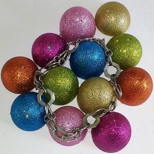 Premier Designs silver octagon chain link necklace